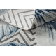 DISTIN 0828A pink / powder / white modern carpet - Abstraction, vintage, fringes