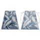 DISTIN 0833A blu navy / blu / bianco tappeto moderno - Boho, vintage, frange