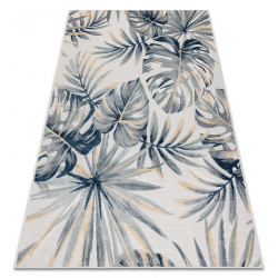 Alfombra de lana NAIN Ornamento vintage 7700/51622 beige / azul oscuro / terracota