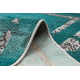 сучасний DE LUXE килим 1516 каркас vintage - Structural зелений / антрацит