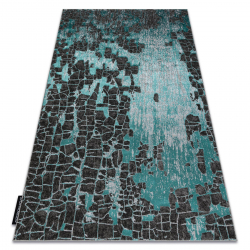 Tapis en laine NAIN Géométrique 7706/51655 beige / bleu