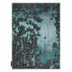 Moderní koberec DE LUXE 2079 vintage - Strukturální, zelená / antracit