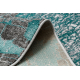 сучасний DE LUXE килим 2079 vintage - Structural зелений / антрацит