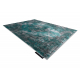 Modern DE LUXE Teppich 6754 Abstraktion - Strukturell grün / grau