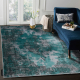 Alfombra de pasillo con refuerzo de goma DIGITAL - CLASSIC Ornamento beige / marrón