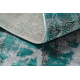 Modern DE LUXE Teppich 6754 Abstraktion - Strukturell grün / grau