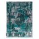 сучасний DE LUXE килим 6827 Абстракція, vintage - Structural зелений / сірий