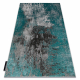 сучасний DE LUXE килим 570 vintage - Structural зелений / антрацит