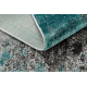 Moderný koberec DE LUXE 570 vintage - Štrukturálny zelená / antracit