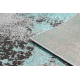 Modern DE LUXE Teppich 570 vintage - Strukturell grün / Anthrazit