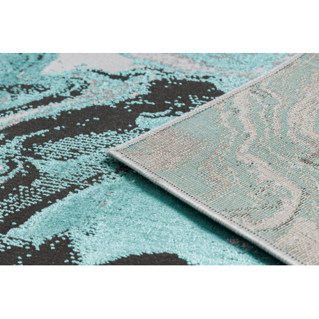 Moderní koberec DE LUXE 622 Abstrakce - Strukturální, zelená / antracit 160x220 cm