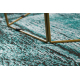 сучасний DE LUXE килим 634 каркас vintage - Structural зелений / антрацит
