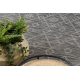 Sizala auklu paklājs plātsmaize PATIO 3077 Boho - melns