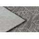 Sizala auklu paklājs plātsmaize PATIO 3077 Boho - melns