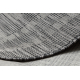 Fonott sizal szőnyeg PATIO 3071 görög keret lapos szövött - fekete