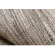 Χαλί σιζάλ PATIO 3069 μαροκινό πλέγμα Επίπεδη υφαντή - φυσικός, μπεζ