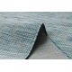 Sizala auklu paklājs plātsmaize PATIO 3069 Marokas režģis - ūdens zils