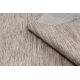 Kilimas sizalio virvelės plokštainis PATIO 3077 Boho - natūralus / smėlio spalvos