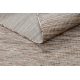 Kilimas sizalio virvelės plokštainis PATIO 3077 Boho - natūralus / smėlio spalvos