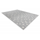 Carpet FLAT 48779/637 Flowers - grey cream 