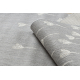 Fonott sizal flat szőnyeg 48779/637 szürke krém 