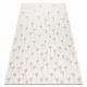 Sizala auklu paklājs FLAT 48779/526 Ziedi krēms rozā