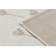 Sisal tapijt SISAL FLAT 48779/526 Bloemetje crème / rozekleuring
