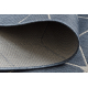Teppich FLAT 48721/591 SISAL - 3D-Würfel blau