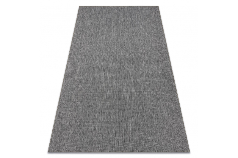 Dywan SZNURKOWY SIZAL FLAT 48663/920 antracyt GŁADKI - Rozmiar : 160x230 cm