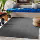Carpet FLAT 48663/920 SISAL - anthracite PLAIN 