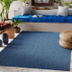 Sisal tapijt SISAL FLAT 48663/330 blauw EFFEN
