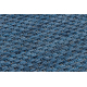 Alfombra de cuerda sisal FLAT 48663/330 Liso azul