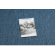 Carpet FLAT 48663/330 SISAL - blue PLAIN 