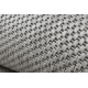 Alfombra de cuerda sisal FLAT 48663/320 Liso gris