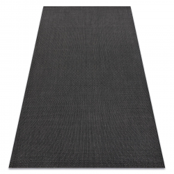 Sisal tapijt SISAL FLAT 48663/090 zwart EFFEN