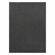 Teppich FLAT 48663/090 SISAL - schwarz GLATT