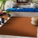 Carpet FLAT 48663/120 SISAL - terracotta PLAIN 