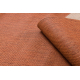 Carpet FLAT 48663/120 SISAL - terracotta PLAIN 
