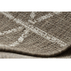 Teppich künstliches Rindsleder, Kuh G4740-1 Braun Leder