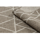 CARPET SIZAL FLOORLUX 20508 taupe / champagne TRIANGLES