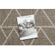 Sisal tapijt SISAL FLOORLUX 20508 taupe / champagne Driehoek