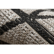 Sisal tapijt SISAL FLOORLUX 20508 zilver / zwartkluring DRIEHOEKEN