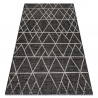 DYWAN SZNURKOWY SIZAL FLOORLUX 20508 black / silver TRÓJKĄTY