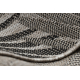 Sisal tapijt SISAL FLOORLUX 20504 blad motief zilver / zwart JUNGLE