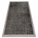 Fonott sizal floorlux szőnyeg 20401 Keret fekete / ezüst 