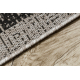 Sisal tapijt SISAL FLOORLUX 20401 Kader zwart / zilver 
