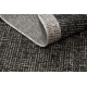 Fonott sizal floorlux szőnyeg 20401 Keret fekete / ezüst 