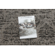 Fonott sizal floorlux szőnyeg 20211 ezüst / FEKETE
