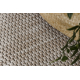 Fonott sizal floorlux szőnyeg 20195 ezüst / FEKETE