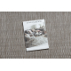 Sisal tapijt SISAL FLOORLUX 20195 zilver / Zwart